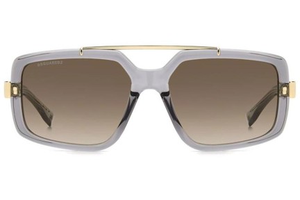 Sunglasses Dsquared2 D20120/S KB7/HA Rechteck Grau