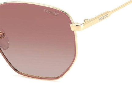 Sonnenbrille Polaroid PLD6214/S/X EYR/GC Polarized Rechteck Gold