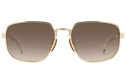 Sonnenbrille David Beckham DB7121/G/S LOJ/HA Rechteck Gold