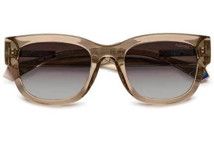 Sonnenbrille Polaroid PLD6213/S/X 10A/LA Polarized Rechteck Beige