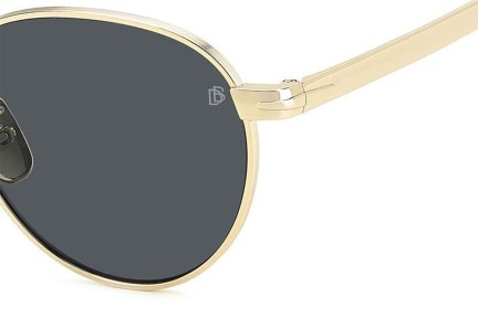 Sunglasses David Beckham DB1142/S J5G/IR Rund Gold