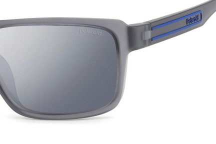 Sonnenbrille Polaroid PLD2158/S RIW/EX Polarized Rechteck Grau