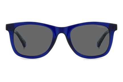 Sonnenbrille Polaroid Junior PLD8060/S PJP/M9 Polarized Rechteck Blau