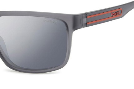 Sonnenbrille Polaroid PLD2157/S RIW/EX Polarized Rechteck Grau