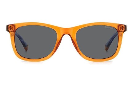 Sonnenbrille Polaroid Junior PLD8060/S L7Q/M9 Polarized Rechteck Orange