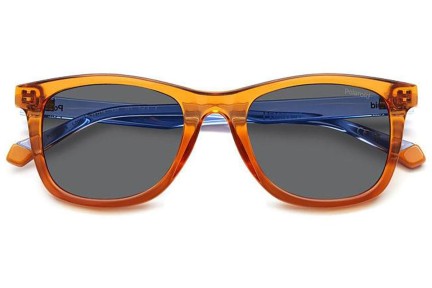 Sonnenbrille Polaroid Junior PLD8060/S L7Q/M9 Polarized Rechteck Orange