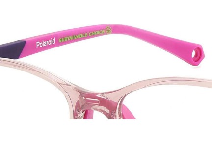 Glasses Polaroid Junior PLDD834 35J Rechteck Rosa