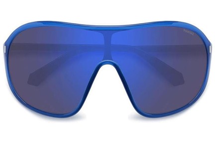 Sonnenbrille Polaroid PLD6216/S PJP/5X Polarized Monoscheibe | Shield Blau