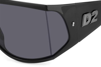 Sonnenbrille Dsquared2 D20124/S ANS/IR Flat Top Schwarz