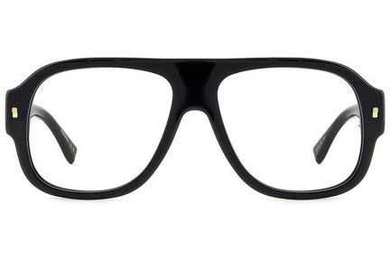 Brillen Dsquared2 D20125 807 Flat Top Schwarz