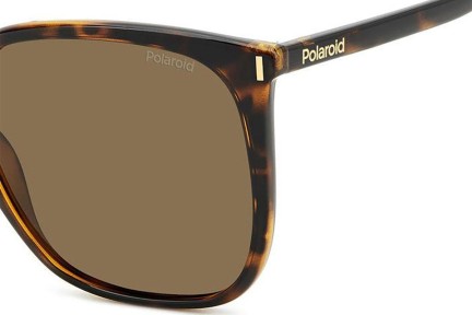 Sonnenbrille Polaroid PLD6218/S 086/SP Polarized Quadratisch Havanna