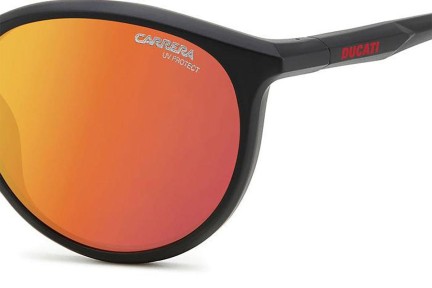 Sonnenbrille Carrera Ducati CARDUC035/S 003/UZ Rund Schwarz