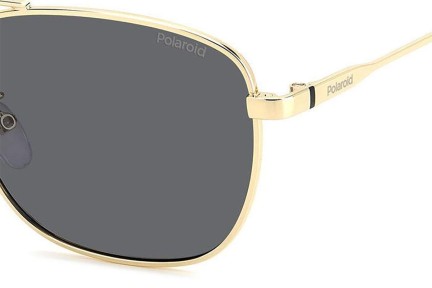 Sunglasses Polaroid PLD4172/G/S/X 2F7/M9 Polarized Rechteck Gold