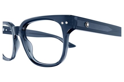 Glasses Mont Blanc MB0321O 004 Quadratisch Blau