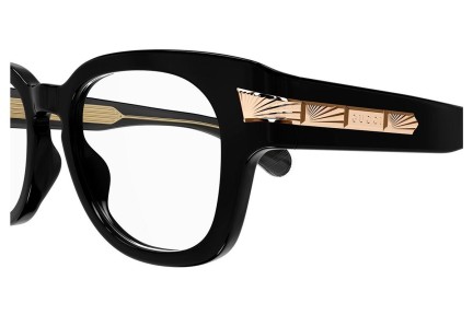 Glasses Gucci GG1518O 001 Rund Schwarz