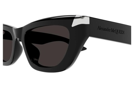 Sunglasses Alexander McQueen AM0440SA 001 Cat Eye Schwarz