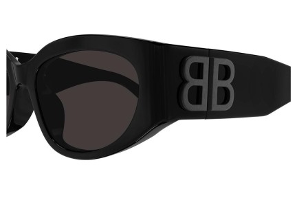 Sonnenbrille Balenciaga BB0324SK 001 Rund Schwarz