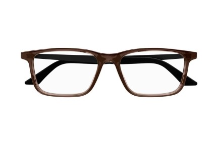 Glasses Mont Blanc MB0333O 004 Quadratisch Braun