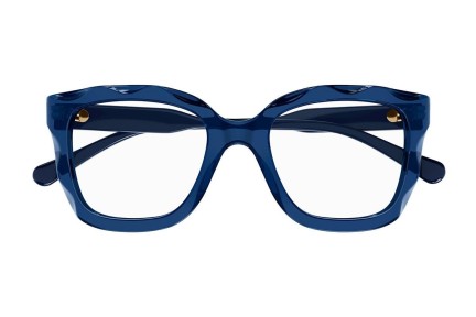 Glasses Chloe CH0229O 004 Quadratisch Blau