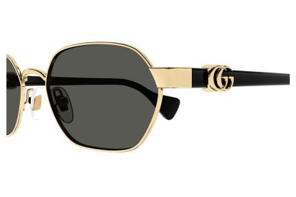 Sunglasses Gucci GG1593S 001 Oval Gold