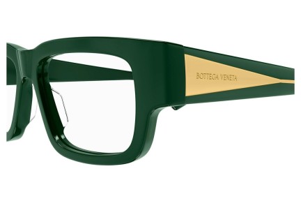 Glasses Bottega Veneta BV1280O 003 Quadratisch Grün