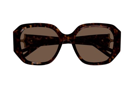 Sonnenbrille Chloe CH0236S 002 Quadratisch Havanna