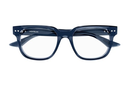 Glasses Mont Blanc MB0321O 004 Quadratisch Blau