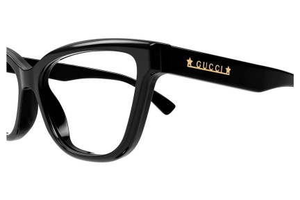 Brillen Gucci GG1589O 001 Cat Eye Schwarz