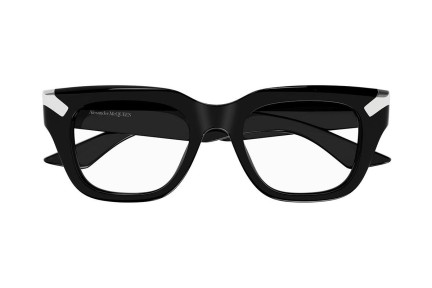 Brillen Alexander McQueen AM0443O 001 Rechteck Schwarz