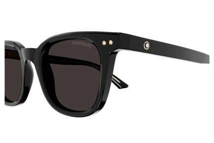 Sonnenbrille Mont Blanc MB0320S 001 Oval Schwarz