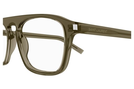 Glasses Saint Laurent SL157 006 Quadratisch Braun