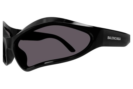 Sonnenbrille Balenciaga BB0314S 001 Oval Schwarz