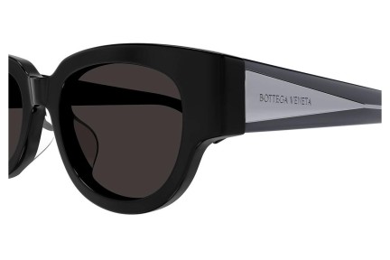 Sonnenbrille Bottega Veneta BV1278SA 001 Rechteck Schwarz