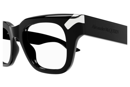 Glasses Alexander McQueen AM0443O 001 Rechteck Schwarz