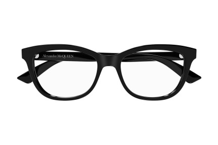 Glasses Alexander McQueen AM0461O 001 Cat Eye Schwarz