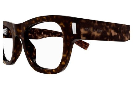 Glasses Saint Laurent SL698 002 Rechteck Havanna