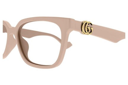 Brillen Gucci GG1537OK 003 Quadratisch Beige