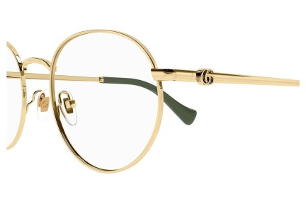 Glasses Gucci GG1594O 002 Rund Gold