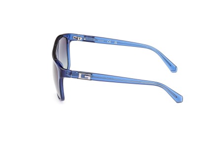 Sonnenbrille Guess GU00123 90W Quadratisch Blau