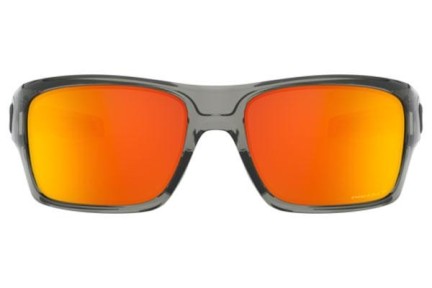 Sonnenbrille Oakley Turbine OO9263-57 PRIZM Polarized Rechteck Grau