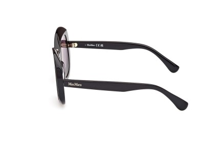 Sonnenbrille Max Mara MM0087 01A Rund Schwarz