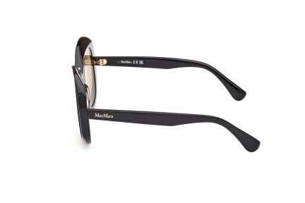 Sonnenbrille Max Mara MM0087 01E Rund Schwarz