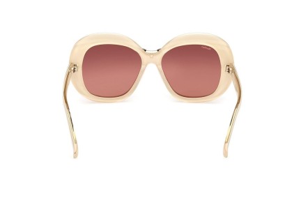 Sunglasses Max Mara MM0087 25F Rund Beige