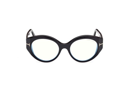 Brillen Tom Ford FT5950-B 001 Oval Schwarz