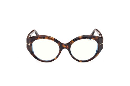 Brillen Tom Ford FT5950-B 052 Oval Havanna