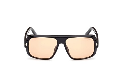 Sunglasses Tom Ford FT1101 01E Flat Top Schwarz