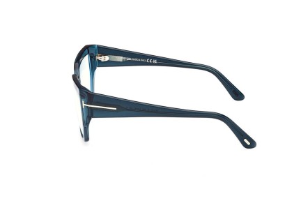 Glasses Tom Ford FT5951-B 092 Quadratisch Blau