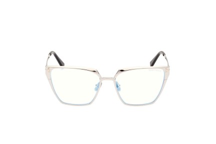 Brillen Tom Ford FT5945-B 016 Quadratisch Silber