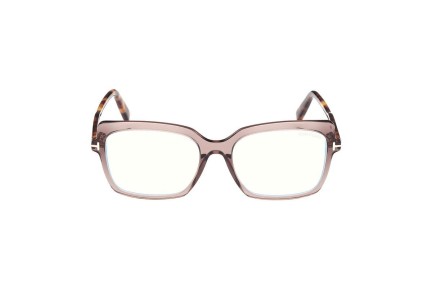 Glasses Tom Ford FT5947-B 048 Quadratisch Braun