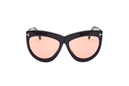 Sunglasses Tom Ford FT1112 01E Cat Eye Schwarz